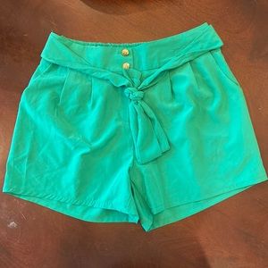 My Beloved High Waist Green Shorts